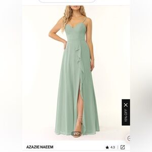 Azazie Naeem Bridesmaids Dress Agave
